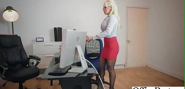 Hot Nasty Cute Girl (Christina Shine) With Big Juggs Like Sex In Office vid-14